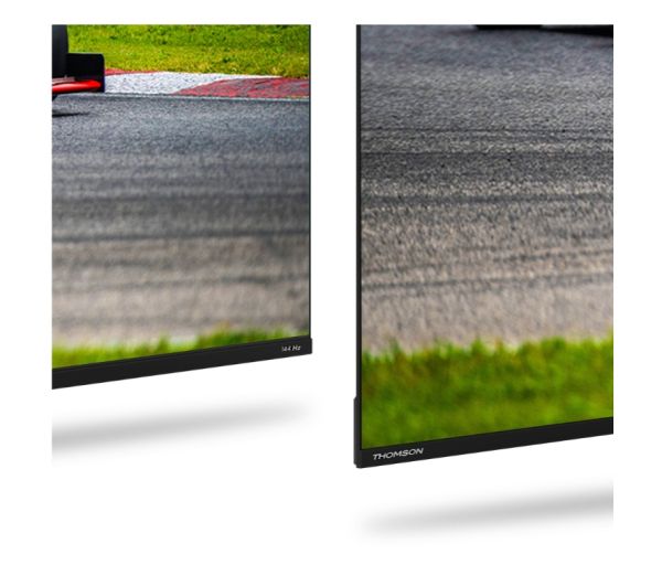 Телевизор Thomson Smart QLED Pro TV 65"; Google TV; 3840 x 2160 (4K UHD), DLED, 144 Hz, DVB-T/T2/C/S/S2, HDR10, Wi-Fi, Bluetooth, LAN, HDMI 4 (2.1), USB 2 (2.0) + 1 (3.0), Central Swivel Stand, Black