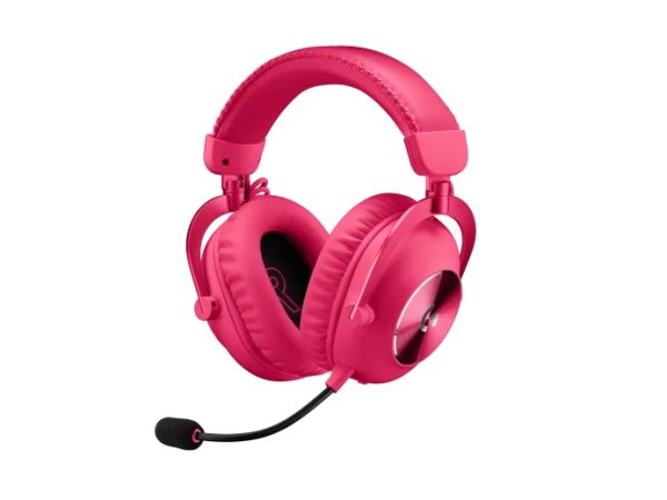 Слушалки Logitech Headset - PRO X 2 LIGHTSPEED Wireless Gaming Headset - MAGENTA - 2.4GHZ - N/A - EMEA28-935