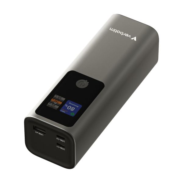 Външна батерия Verbatim Charge 'n' Go Power Bank 27000mAh 183W Grey