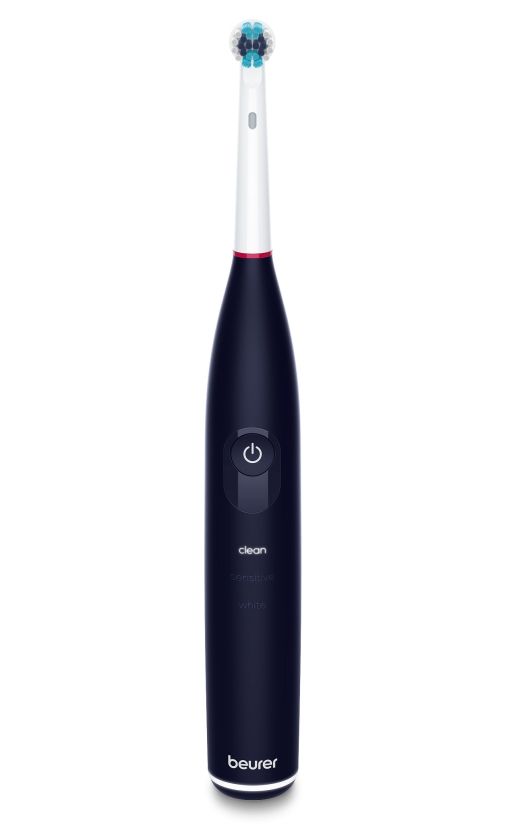 Електрическа четка за зъби Beurer TB 50 Electric toothbrush; Integr. pressure sensor; 3 cleaning programs; 45 days Battery life; 2-min timer; Oscillating, pulsating, brushing technology; Incl. charger, USB cable with adapter, storage box & CBH; black
