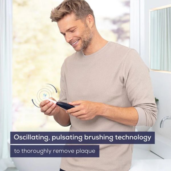 Електрическа четка за зъби Beurer TB 50 Electric toothbrush; Integr. pressure sensor; 3 cleaning programs; 45 days Battery life; 2-min timer; Oscillating, pulsating, brushing technology; Incl. charger, USB cable with adapter, storage box & CBH; black