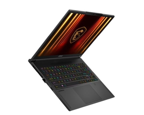 Лаптоп MSI Stealth A16 AI+ A3XWHG, NVIDIA GeForce RTX 5070 Ti 12GB GDDR7 992 AI TOPS, AMD Ryzen AI 9 HX 370 (12C, 24T, Up to 5.1 GHz 24MB L3), 16" 16:10 QHD+(2560x1600) OLED, 240hz, 1ms, 32GB DDR5 LPDDR5x-7500, 2TB  PCIe Gen4x4 SSD, Wi-Fi 7, Windows 11 Ho