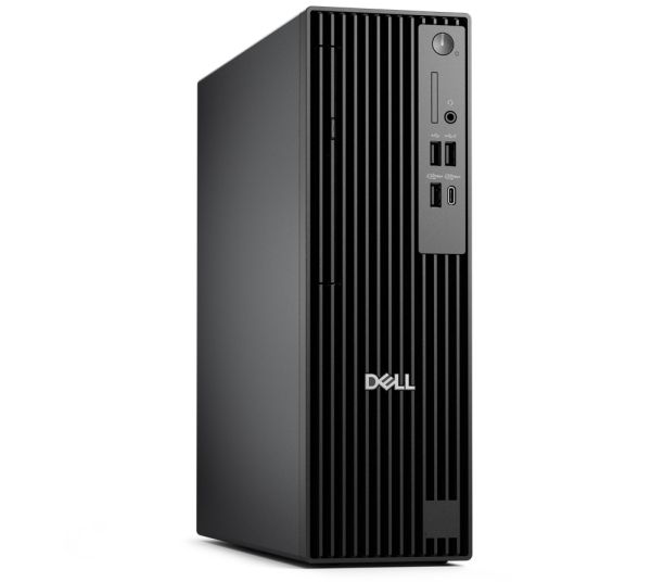 Настолен компютър Dell Pro Slim Plus QBS1250, Intel Core Ultra 7 265 (13 TOPS NPU, 20 cores,up to 5.3GHz), 16GB: 1 x 16GB, DDR5, up to 5600 MT/s, 512GB SSD TLC, Integrated Graphics, Wi-Fi 6E, Bulgarian Keyboard&Mouse, 260W, Win 11 Pro, 3Y PS