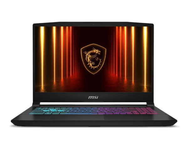 Лаптоп MSI Katana 15 HX B14WEK, i7-14650HX (16C/24T 8P+8E up to 5.2 GHz), NVIDIA GeForce RTX 5050 8GB GDDR7 440 AI TOPS, 15.6" QHD (2560x1440) 165Hz, IPS-Level, 16GB DDR5 2x8 5600MHz, 1TB SSD Gen4x4, Intel WiFi 6E, BT5.3, 4 Zone RGB Kbd, NO OS, 2.4kg