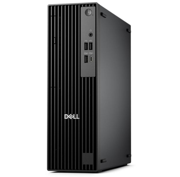 Настолен компютър Dell Pro Slim QCS1255, AMD Ryzen 7 8700G (16 TOPS NPU, 8 cores, up to 5.1GHz), 16 GB: 1 x 16 GB, DDR5, up to 4800 MT/s, 512GB SSD, Integrated Graphics, Wi-Fi 6, Bulgarian Keyboard&Mouse, 180W, Ubuntu, 3Y PS