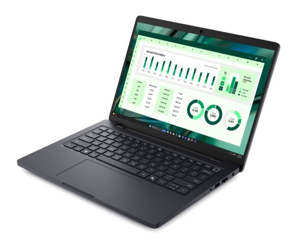 Лаптоп Dell Pro Max 14 MC14250, Intel 7 255H (24MB, 16 cores, up to 5.10 GHz Turbo), 14.0" FHD+(1920x1200) 300nits AG, 16GB: 1x16GB, DDR5, 7500 MT/s, LPCAMM, 512GB, UMA Graphics, FHD+IR Cam, and Mic, Wi-Fi 7, FPR, Backlit Kb, Win11 Pro, Magnetite, 3Y PS