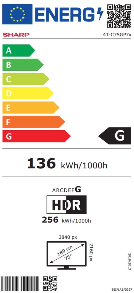 Телевизор Sharp 75GP7265E, 75" QLED Google TV, 4K Ultra HD 3840x2160 Frameless, AQUOS, DVB-T/T2/C/S/S2, Active Motion 1200, HDR10, Dolby Atmos, Dolby Vision, Google Assistant, HARMAN/KARDON, Chromecast Built-in, HDMI 2.1 with eARC, Aluminium finish, USB, 