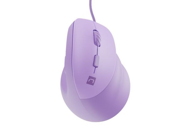 Мишка Natec Vertical Mouse Crake 2 Pro 12800DPI Optical Pure Lavander