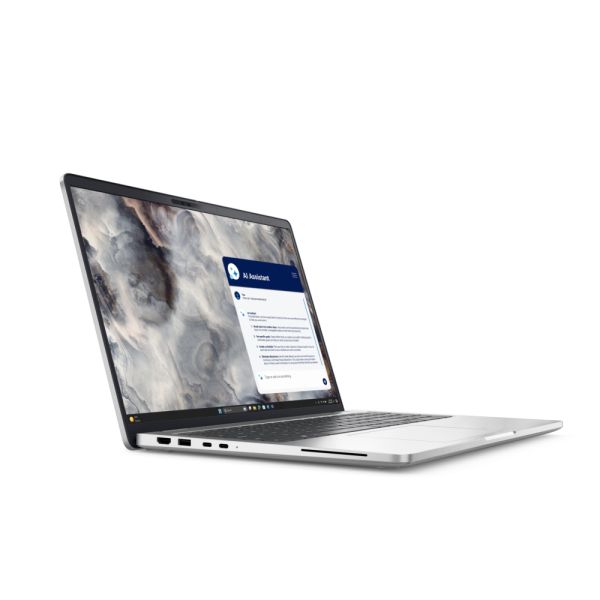 Лаптоп Dell Pro 16 Plus PB16250, Intel Core Ultra 5 235U vPro (12 TOPS, 12C, up to 4.9 GHz), 16.0" FHD+ (1920x1200), AG 300 nit, 1x16 GB, DDR5, 5600 MT/s, 512 GB SSD, Integrated graphics, FHD HDR + IR Cam, FPR, Wi-Fi 6E, Backlit Kb, Win11 Pro, Aluminum,, 