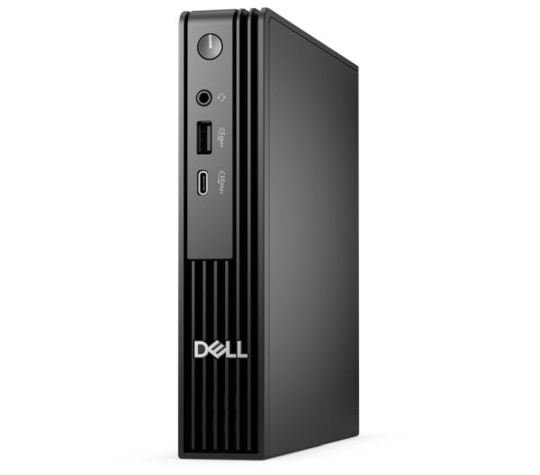 Настолен компютър Dell Pro Micro QCM1255, AMD Ryzen 5 8500GE (6 cores, up to 5.0GHz), 16 GB: 1 x 16 GB, DDR5, up to 4800 MT/s, 512GB SSD, Integrated Graphics, Wi-Fi 6, Bulgarian Keyboard&Mouse, 65W, Win 11 pro, 3Y PS