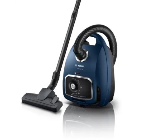 Прахосмукачка Bosch BGB6X300 Series 6, Vacuum cleaner with bag, 4l, Blue