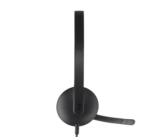 Слушалки Logitech H340 USB Computer Headset, Black
