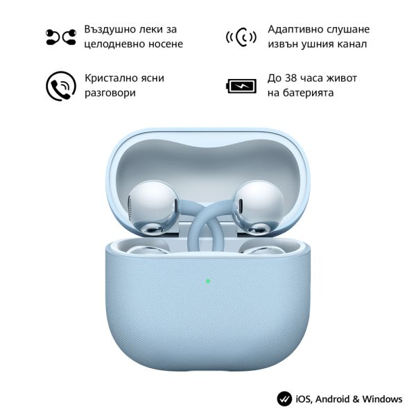 Слушалки Huawei FreeClip 2 Robin-T10 Blue