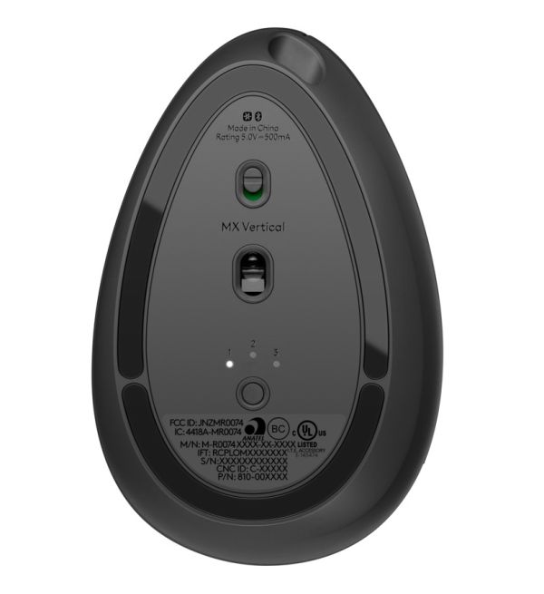 Мишка Logitech MX Vertical Advanced Ergonomic Mouse - Graphite