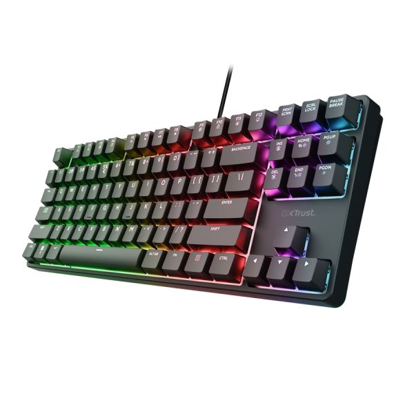Клавиатура TRUST GXT864 Cada TKL Gaming Keyboard US