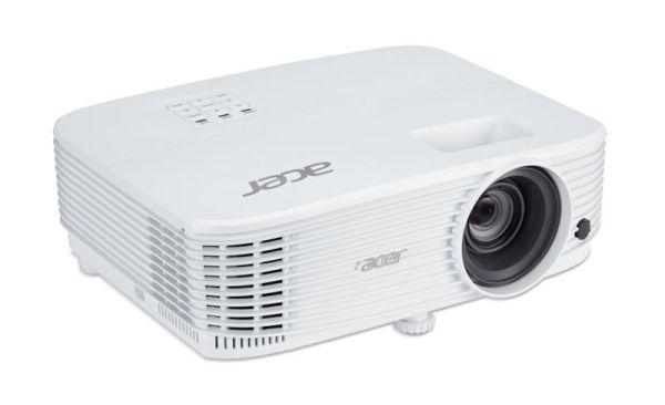 Мултимедиен проектор Acer Projector P1557, DLP, Full HD (1920x1080), 4800 ANSI Lumens, 16,000:1, 2 HDMI (1.4a), Dynamic Black, 1.3X Zoom, PC Audio Out (3.5mm), DC Out (5V/1.5A, USB-A), RS232, Speaker 3W, Bluelight Shield, 2.4 kg, Bag, 3Y, White