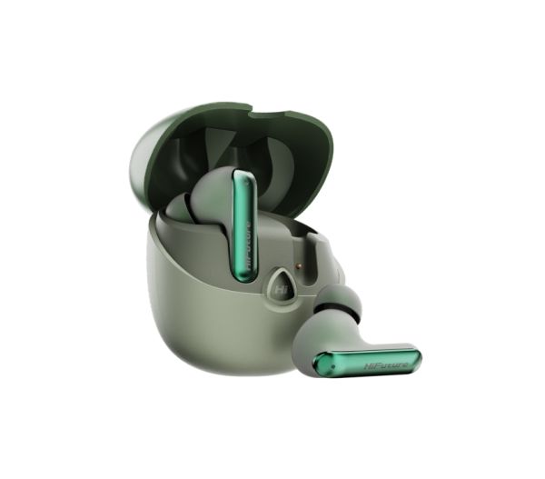 Слушалки HiFuture SonicAir Green, 4MICS ENC, 35 Hours Playtime,  Wireless 5.3, 10MM Driver, Soft Bass, Comfort Fit