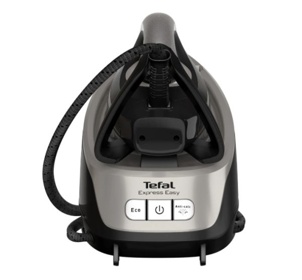 Парогенератор Tefal SV6140E0, Express Easy, black, 2200W, non boiler, heat up 2min, manual setting, pump 6bars, shot 120g/min, steam boost 380g/min, Ceramic Express Gliding soleplate, removable water tank 1,7L, auto off, eco, lock system, Calc Clear tech 