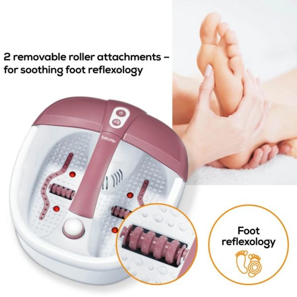 Масажор Beurer FB 35 Foot spa with aromatherapy, Foot spa with pedicure, temperature control, massage & magnetic field application; 3 attachments; 3 functions