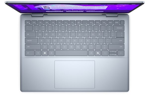 Лаптоп Dell 14 Plus DB14250, Intel Ultra 7 256V (47 TOPS NPU, 8 cores, up to 4.8 GHz), 14.0" 2.5K (2560x1600) WVA/IPS 300nits AG, 16 GB: LPDDR5x, 8533 MT/s (onb), 1TB M.2 SSD, Intel Arc, FHD Cam and Mic, Wi-Fi 7, Backlit Kb, Win11 Pro, Ice Blue, 3Y CI