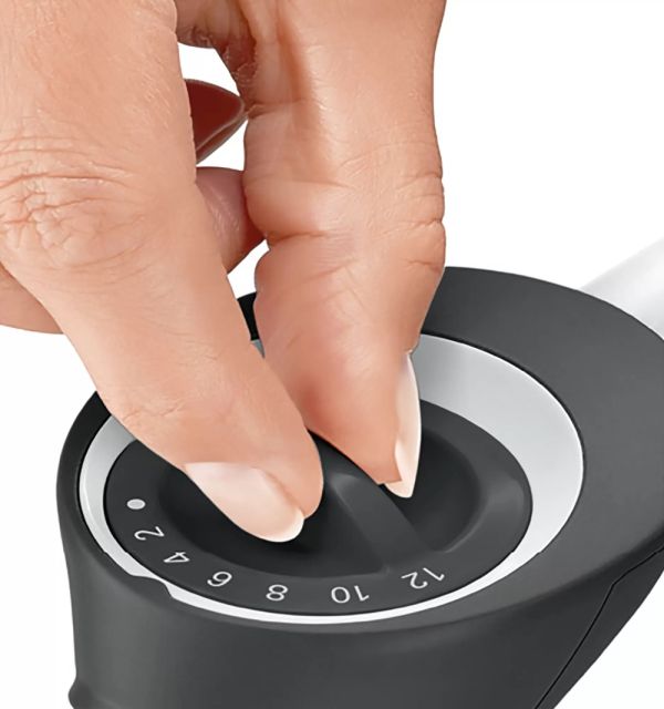 Пасатор Bosch MS61A4110, Blender, ErgoMixx, 800 W, Included transparent jug, White, anthracite