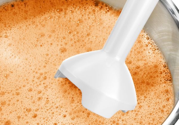 Пасатор Bosch MSM14200, Blender, CleverMixx, 400 W, Included transparent jug & chopper, White, deep red