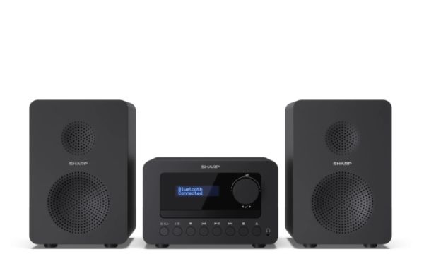 Аудио система Sharp Audio Systems XL-B520D(BK), HI-FI MICRO SYSTEM, 40 (peak), DAB+/DAB and FM radio with RDS, Bluetooth v5.0, CD player, USB MP3 playback, 3.5mm Headphone jack / line-out, wooden speaker, Black