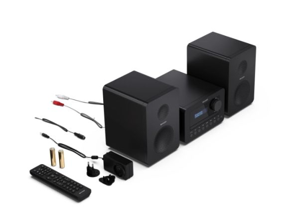 Аудио система Sharp Audio Systems XL-B520D(BK), HI-FI MICRO SYSTEM, 40 (peak), DAB+/DAB and FM radio with RDS, Bluetooth v5.0, CD player, USB MP3 playback, 3.5mm Headphone jack / line-out, wooden speaker, Black