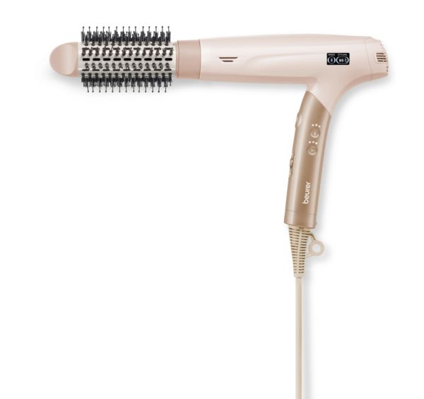 Сешоар Beurer HC 150 FusionDry Pro Hair dryer - Powerful, brushless motor, Ergonomic folding handle, Ion function, 3 heat & blower settings, cold air, Extra quiet, EasyClick - Magnetic attachments, LCD display, Bag