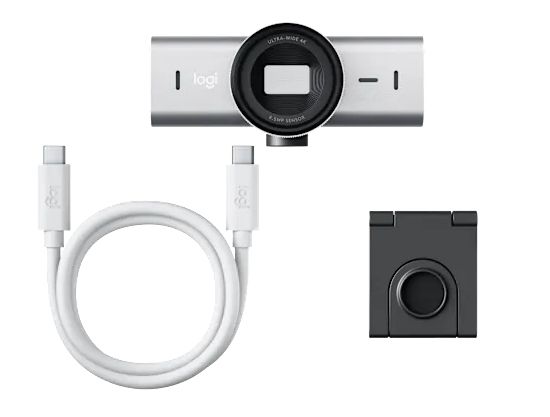 Уебкамера Logitech MX Brio - B2C Pale Grey