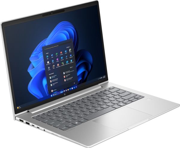 Лаптоп HP EliteBook 6 G1i AI 16" Pike Silver, Ultra 7-255U (up to 5.2GH/12MB/12C), 16" WUXGA AG 300nits, 16GB 5600Mhz 1DIMM, 512MB PCIe SSD, WiFi 7 + BT 5.4, FPR, Smart Card Reader, Backlit Kbd, 3C Batt, Win 11 Pro, 3Y Offsite