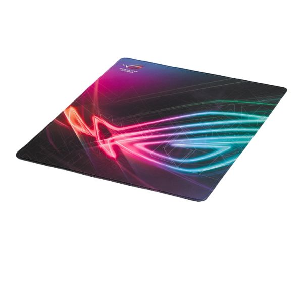 Подложка за мишка Asus ROG Strix Edge large, vertical gaming mouse pad with gaming-optimized surface, full-color anti-fray stitched edges and a non-slip rubber base