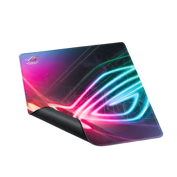 Подложка за мишка Asus ROG Strix Edge large, vertical gaming mouse pad with gaming-optimized surface, full-color anti-fray stitched edges and a non-slip rubber base