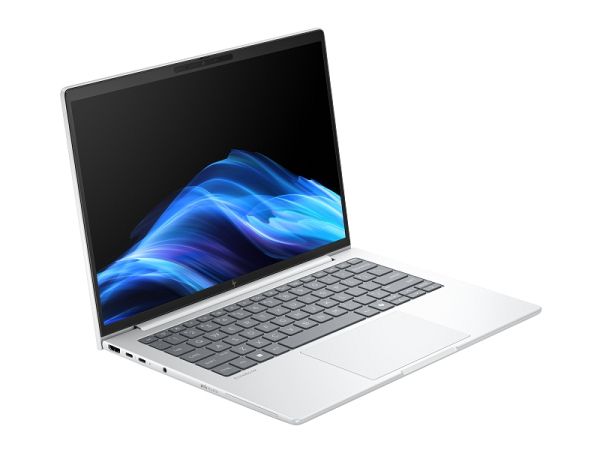 Лаптоп HP EliteBook 8 G1i AI 14" Glacier Silver, Ultra 7-255U(up to 5.2GH/12MB/12C), 14" WUXGA AG 300nits, 32GB 5600Mhz 1DIMM, 1TB PCIe SSD, WiFi 7 + BT 5.4, Backlit Kbd, FPR, Smart Card Reader, 3C Batt, Win 11 Pro, 3Y Offsite