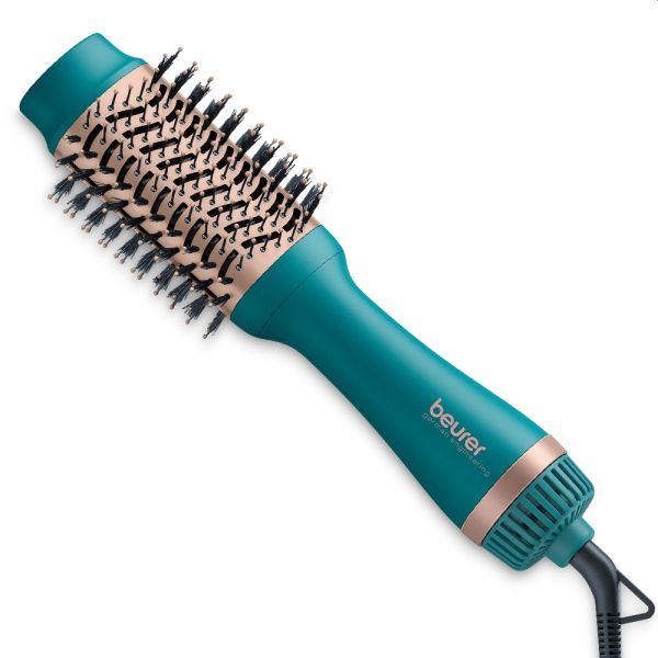 Електрическа четка за коса Beurer HC 45 Ocean 2-in-1 volumising hair dryer brush,  ionic function, caremic coating, 1000W, 2 heat and blower settings incl. cold air function