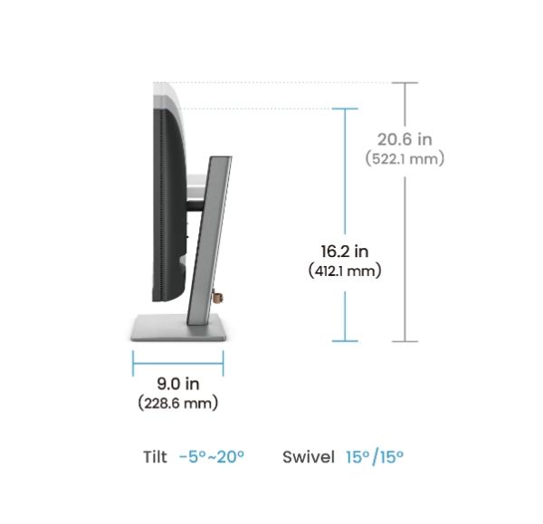 Монитор BenQ RD240Q, 24.1", 2560x1600 WQXGA, Programming Monitor, 16:10, 1.07 billions col., HDR10, 1000:1, 20M:1 DCR, 300 cd/m2, HDMI 2.0, DP 1.4, USB-C (90W), Flicker-free, B.I. Gen2, Low Blue Light+, Night Hours Prot., Sp.2W, Height Adj.,Tilt,Swiv, Piv