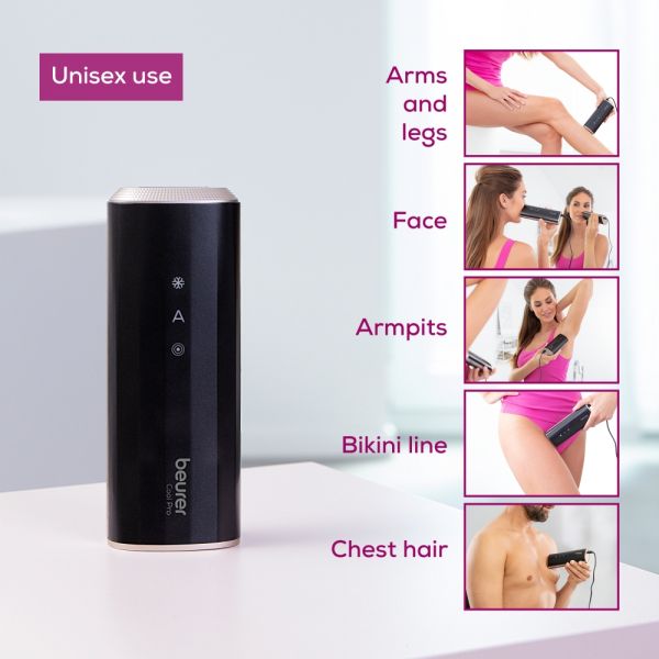 Фотоепилатор Beurer IPL 7800 Cool Pro IPL hair removal device; State-of-the-art IPL light technology; 3.8 cmІ light area; UV filter; built-in skin contact sensor; "auto flash" mode
