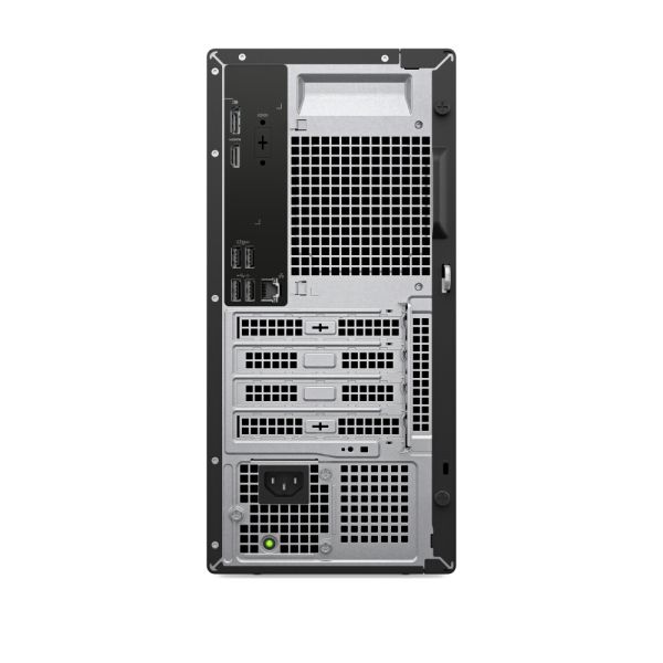 Настолен компютър Dell Tower ECT1250, Intel Core i3 14100 (12 MB cache, 4 Cores, 8 threads, up to 4.7GHz), 8GB, 8GBx1, DDR5, 4800MT/s, 512GB M.2 PCIe NVMe SSD, Intel UHD Graphics 730, Wi-Fi 6, Bulgarian Keyboard&Mouse, 180W, Win 11Pro, 3Y PS