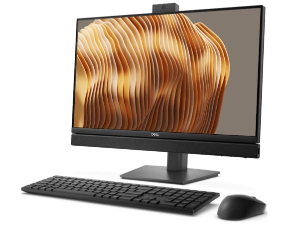 Настолен компютър - всичко в едно Dell Pro 24 All-in-One QC24250, Intel Core Ultra 7 265 (13 TOPS NPU, 20 cores, up to 5.3GHz), 23.8", FHD 1920x1080, 100 Hz, IPS, AG, 1x16 GB, DDR5, up to 5600 MT/s, 512GB SSD, Integrated Graphics, Height Adjustable Stand,