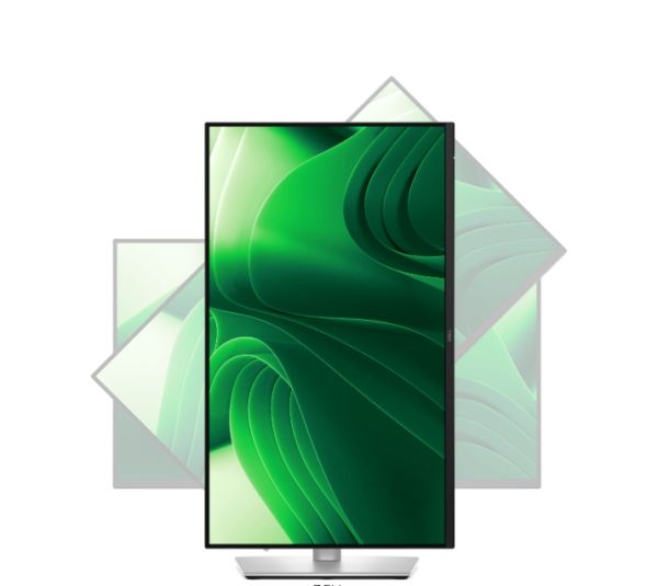 Монитор Dell P2425D, 23.8" WQHD LED, IPS Anti-Glare, 5ms, 100 Hz, 1500:1, 350 cd/m2, 2560x1440, 99% sRGB, USB-C, 3x USB 5Gbps Type-A, HDMI, Display Port, Height Adjustable, Pivot, Swivel, Tilt, Black