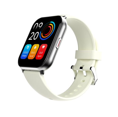 Часовник HiFuture Zone2 Silver, 1.96", 240?286, Bluetooth Call, IP68 Waterproof, 24/7 True Heart Rate & Blood Oxygen Sensor, Up to 7 days daily use, 100+ Sports Mode