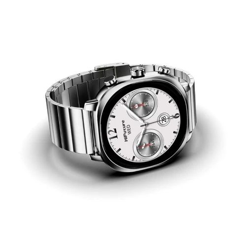 Часовник HiFuture AIX  Silver,  1.43"AMOLED, 466*466, Powered by Dual Core & Syntra AI, Bluetooth Call, 1ATM Waterproof, Sixth Generation Health Sensor, Stainless Steel, Up to 10 days daily use