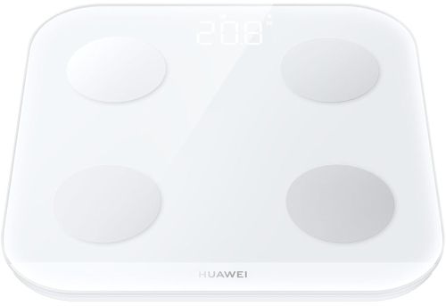 Везна Huawei Scale 3, Dobby-B19, Smart Body Fat Scale, Smart Health Monitoring, Elegant White