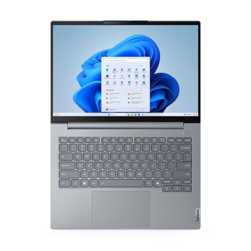 Лаптоп Lenovo ThinkBook 14 G8 Intel Core Ultra 7 255H (up to 5.1GHz, 24MB), 16GB DDR5-5600, 512GB SSD, 14" WUXGA (1920x1200) IPS AG, Integrated Graphics, 1080p&IR Cam, Backlit KB, 3 cell, WLAN, BT, FPR, DOS, 3Y CCI