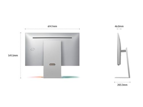 Монитор Samsung LS27FG900XU 27" Odyssey 3D G90XF 4K 165Hz IPS  16:9 3840 x 2160 Display Port  HDMI USB Hub, Silver