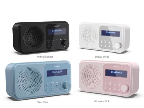 Радио Sharp Radios DR-P420(BK), PORTABLE DIGITAL RADIO, Bluetooth 5.0, 20 DAB+/DAB/FM, Auto time/date, LCD Display, Dual alarm,Micro USB x1 (power supply),3.5mm Headphone jack / line-out, Black