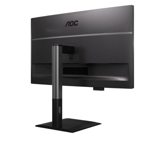 Монитор AOC Q27P4U, 27" IPS WLED, 2560x1440@120Hz, 4ms GtG, 350cd m2, 1500:1, DCR 50M:1, Adaptive Sync, FlickerFree, Anti Blue Light, 2Wx2, Tilt, Height Adjust, Pivot, Swivel, 2xHDMI, DP, USB hub