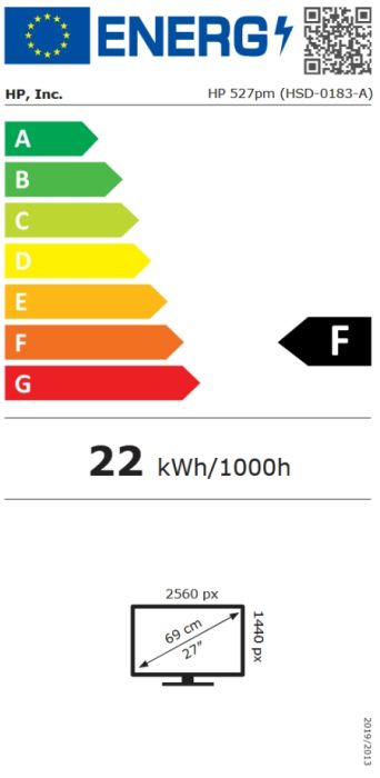 Монитор HP Series 5 Pro 27 " QHD USB-C Conferencing Monitor - 527pm