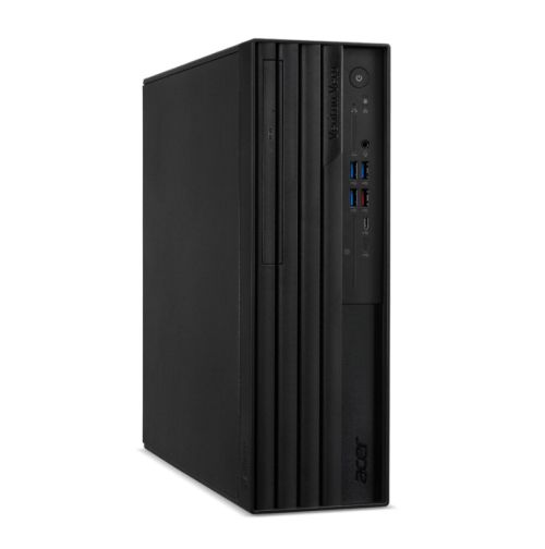 Настолен компютър Acer Veriton VX4720GT Intel Core i3-14100 (up to 4.70GHz, 12MB), 1*8GB DDR5, 512GB SSD M.2, DVD+RW, Intel UHD Graphics, TPM 2.0, GLAN, 180W  80PLUS Bronze, KBD& Mouse USB, No OS, 3Y