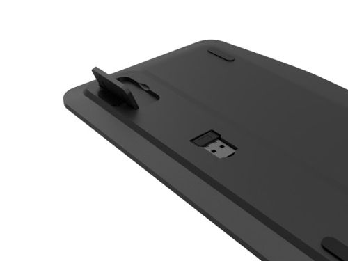 Клавиатура Natec Turbot 2 Keyboard, US, Wireless, BT, 2.4GHz, X-Scissors with Touchpad for Smart TV, Black-Gray